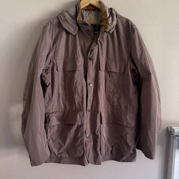 Barbour Men's Thurso Waterproof Detachable-Hood Jacket Tan Size XXL - Picture 9 of 10